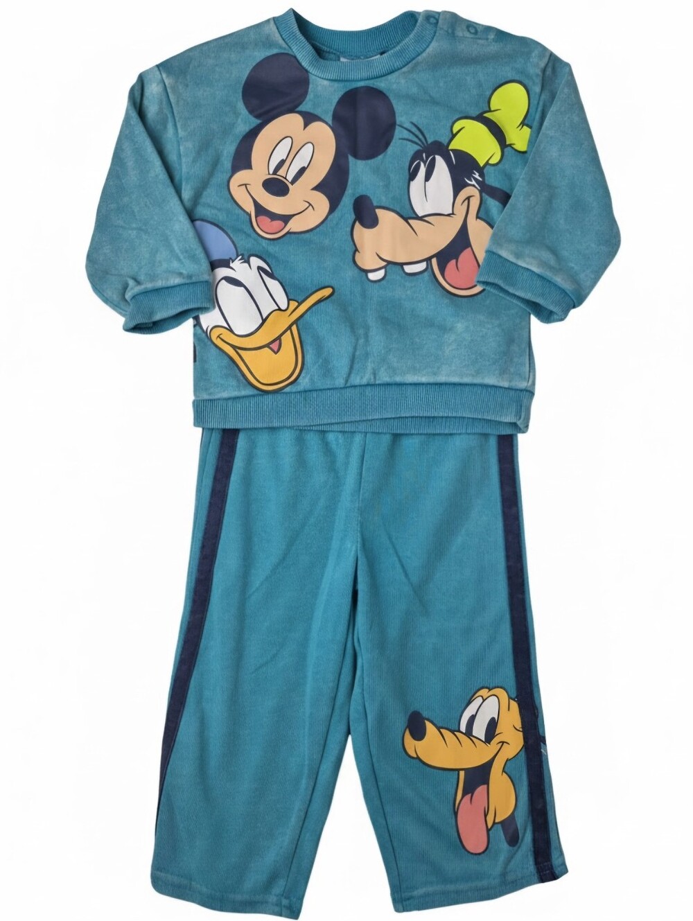 Disney Baby Mickey Mouse & Friends Acid Wash Sweatshirt Set 18M